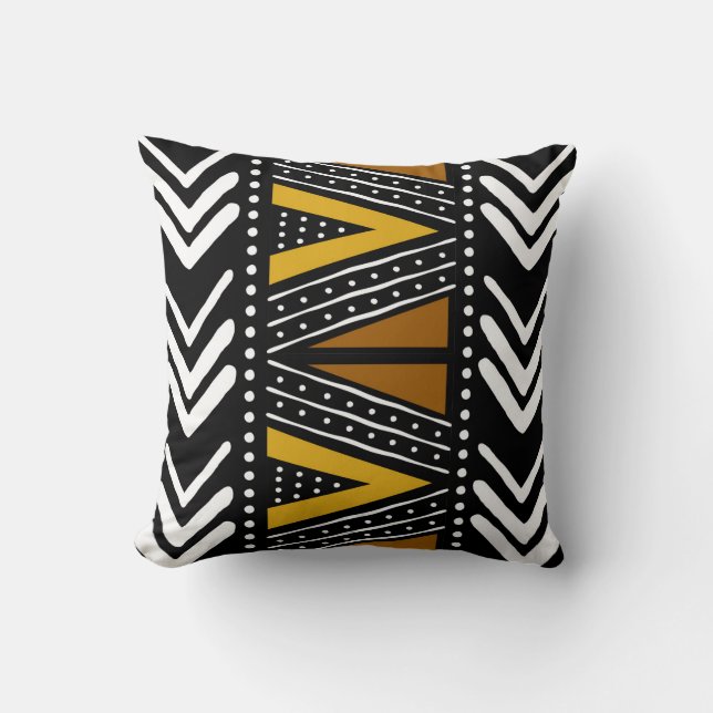 Almofada African Bogolan Design Pillow (Frente)