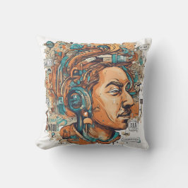 Almofada Afro Boho Queen - Colorida Artística