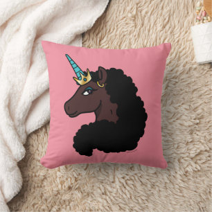 Almofada Afro Unicorn Magia