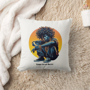 Almofada Afro Urban Legal - Bold Street Style Art Illustrat