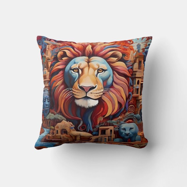 Almofada "Afrofuturismo: Sonhos Vibrantes do Patrimônio" (Verso)