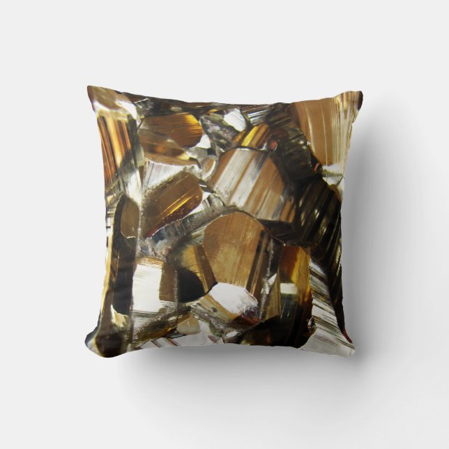 Almofada Agate Dourado na moda (Frente)