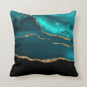 Almofada Agate Teórico Moderno de Na moda e Faixa Dourada