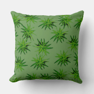 Almofada Agave Rosette - Travesseiro decorativo Verde Cactu
