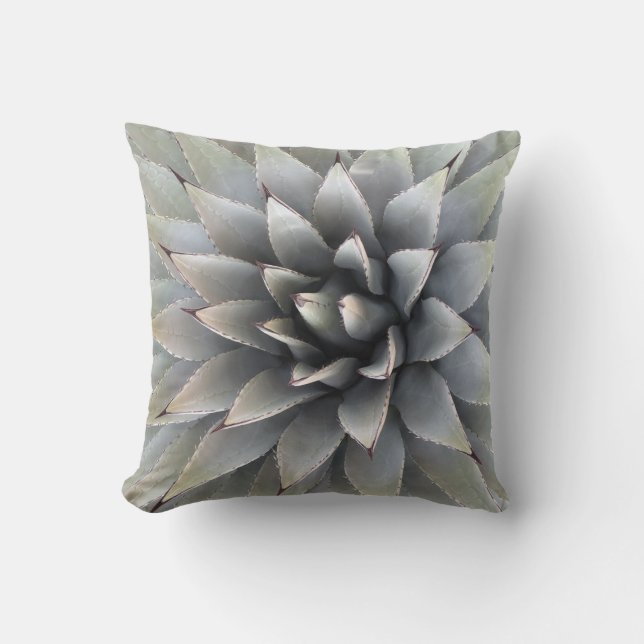 Almofada Agave Succult Plant Cactus Green Sage (Frente)