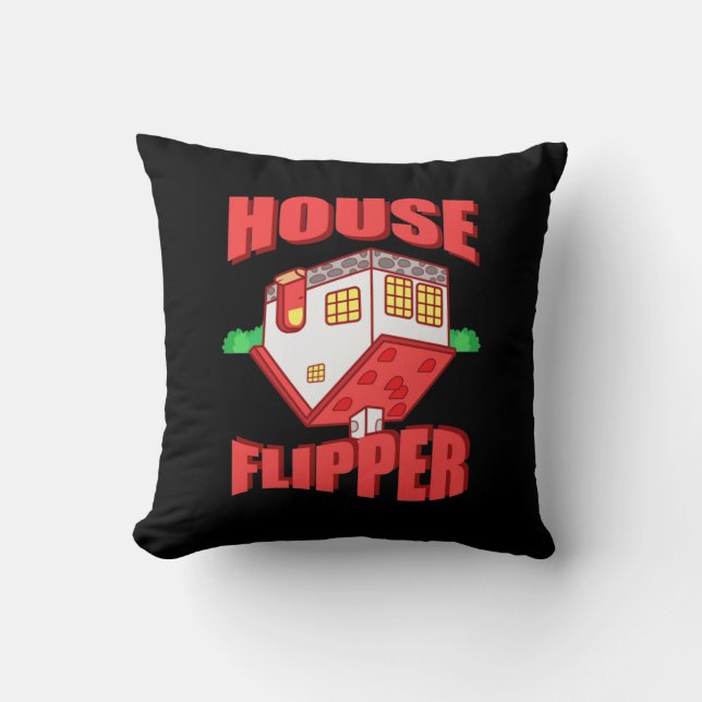 Almofada Agente imobiliário House Flipper (Frente)