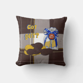 Almofada Agrupamento De Moedas Com Gelt-Chocolate