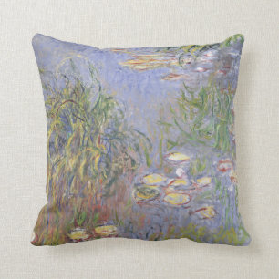 Almofada Água-Lírios de Claude Monet  , conjunto de grama