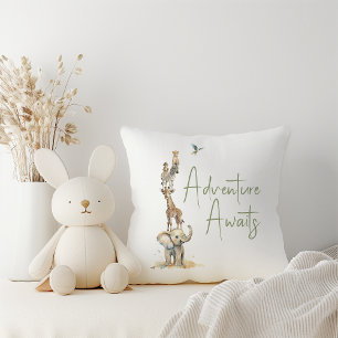 Almofada Aguardam Animais Safari Selvagens