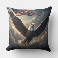 Águia Épica com Bandeira Americana – Arte Fantasia