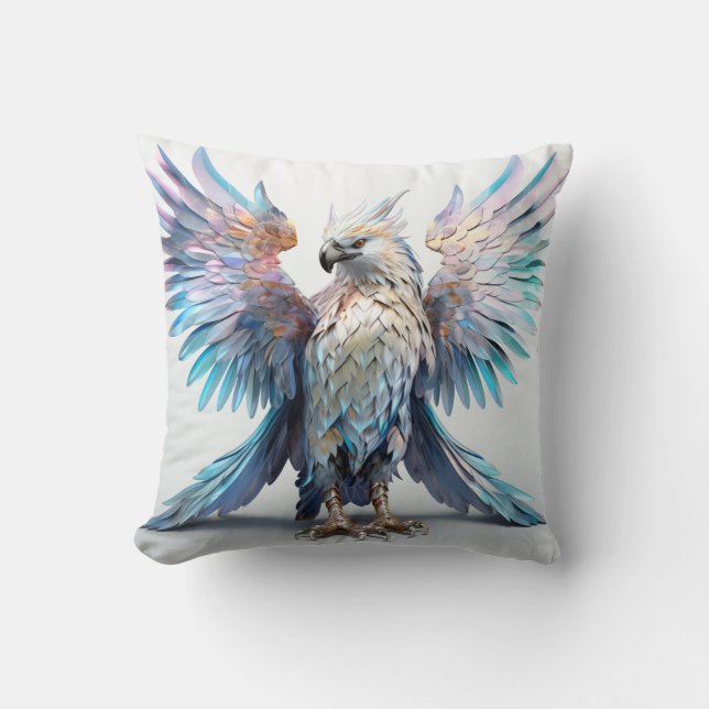 Almofada Águia Metálica Iridescente (Frente)