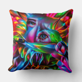 Almofada Aichmofobia: Arte Surreal Viva