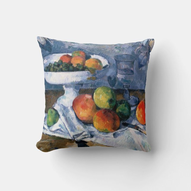 Almofada Ainda vida com prato de fruta (Frente)