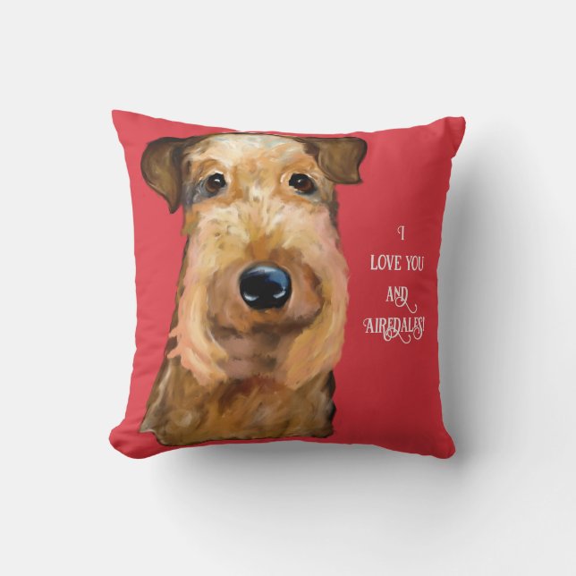 ALMOFADA AIREDALE TERRIER (Frente)