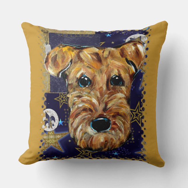 ALMOFADA AIREDALE TERRIERS (Frente)