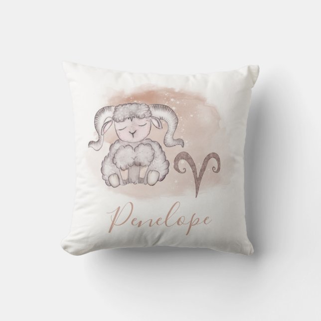 Almofada Aires Monograma Travesseiro lombar (Frente)