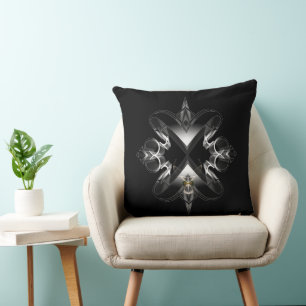Almofada Akcenled Emblem On Black by Xzendor7