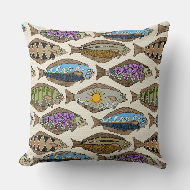 Almofada Alabote do Alasca (Frente)