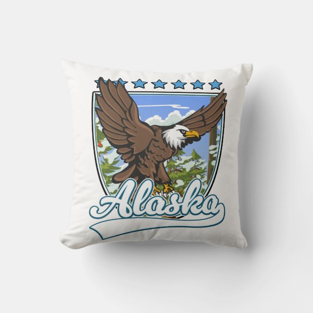 Almofada Alaska Viagem Patch (Frente)