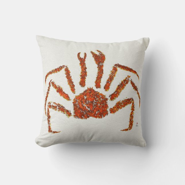 Almofada Alaskan King Crab - Travesseiro de 16" x 16" (Frente)