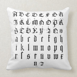Almofada Albrecht Durer Alphabet