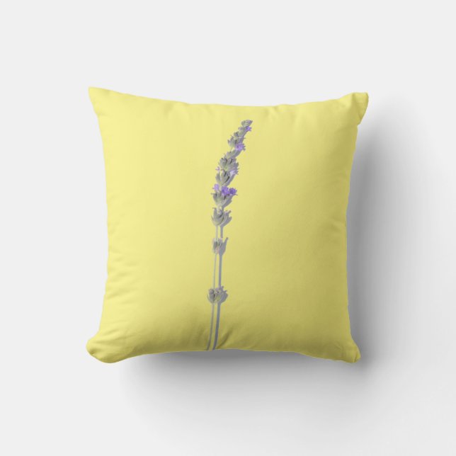 Almofada Alça do Travesseiro decorativo da Lavanda roxa (Frente)