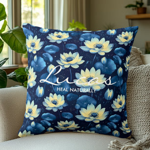 Almofada Alcance Floral de Bem-Estar com Mensagem Personali