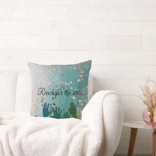 Almofada Alcance para o travesseiro decorativo das estrelas