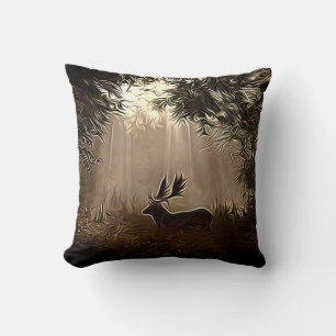 Almofada Alce no Travesseiro decorativo das Sombras