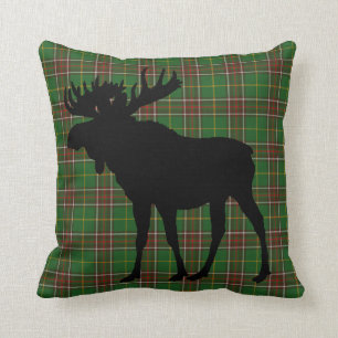 Almofada Alces feitos sob encomenda do Tartan de Terra Nova