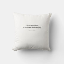 Alcott Pillow: Não Tenho Medo de Tempestades Lança