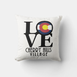 Almofada Aldeia de Colinas de Cereja LOVE
