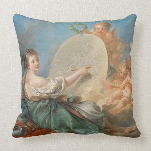 Almofada Alegoria da pintura, 1765 (óleo em canvas)