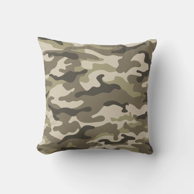 Almofada Alegoria de árvore de Natal Camuflada  (Frente)