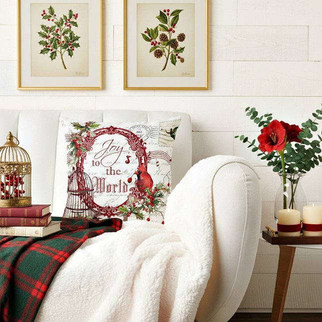 Almofada Alegria ao mundo (Criador carregado)