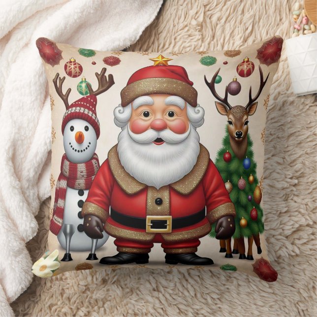 Almofada "Alegria de Natal" (Cobertor)