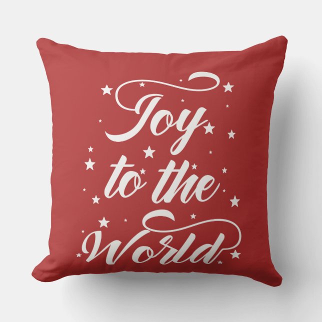 Almofada alegria para o mundo Natal (Frente)