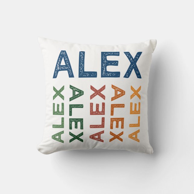 Almofada Alex Cute Colorful (Frente)