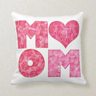 Almofada Alfabeto feliz da mamã do dia das mães