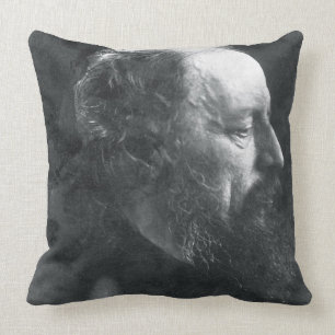 Almofada Alfred, senhor Tennyson (1809-92) c.1868