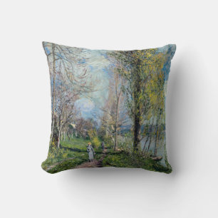 Almofada Alfred Sisley - Banks do Sena em By