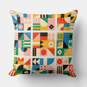 Almofada Algodão de 20" - Travesseiro 18 de Arte Decorativa