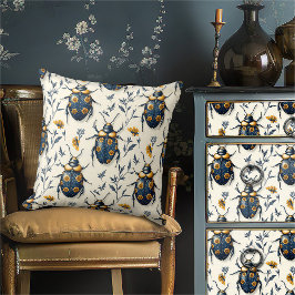 Almofada Algodão-Fusível Amarelo-Amarelo-Vintage