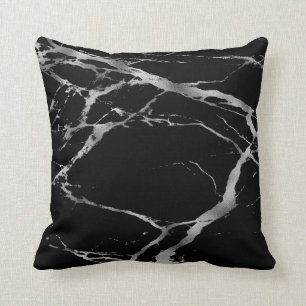 Almofada Algodão Preto-Marinho Preto de Luxury Trendy Silv