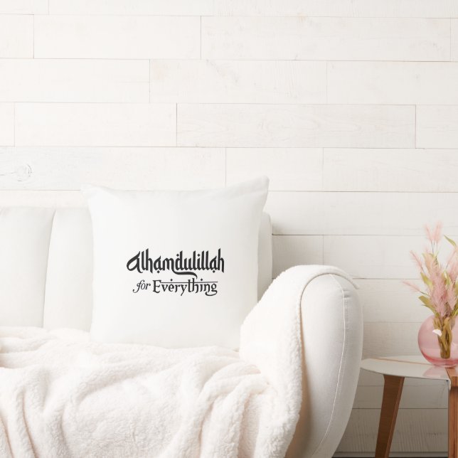 Almofada Alhamdulillah for Everything Minimal Islamic Gift (Sofá)