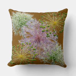 Almofada Alho Decorativo Flor Allium