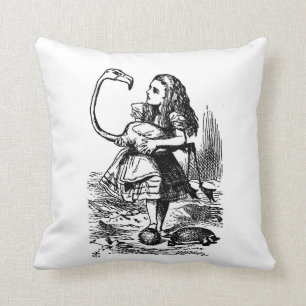 Almofada Alice com travesseiro do flamingo