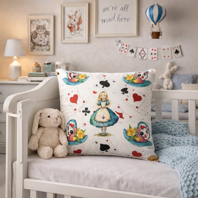 Almofada Alice no País das Maravilhas (Criador carregado)