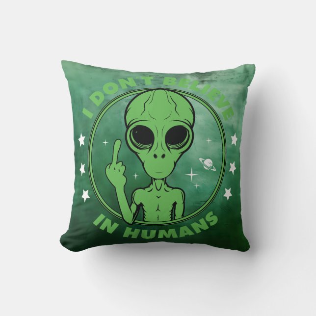 Almofada Alienígena Anti-Humana (Frente)