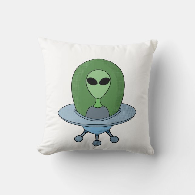 Almofada Alienígena em sua nave espacial (Frente)